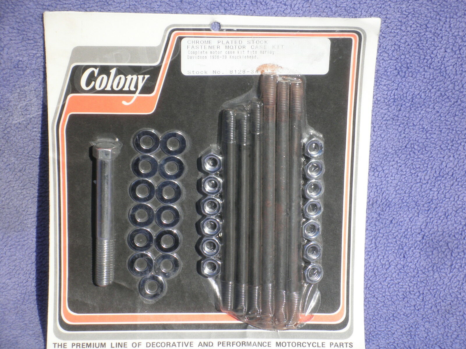 Colony HarleyDavidson Knucklehead Chrome Complete Stock Motor Case