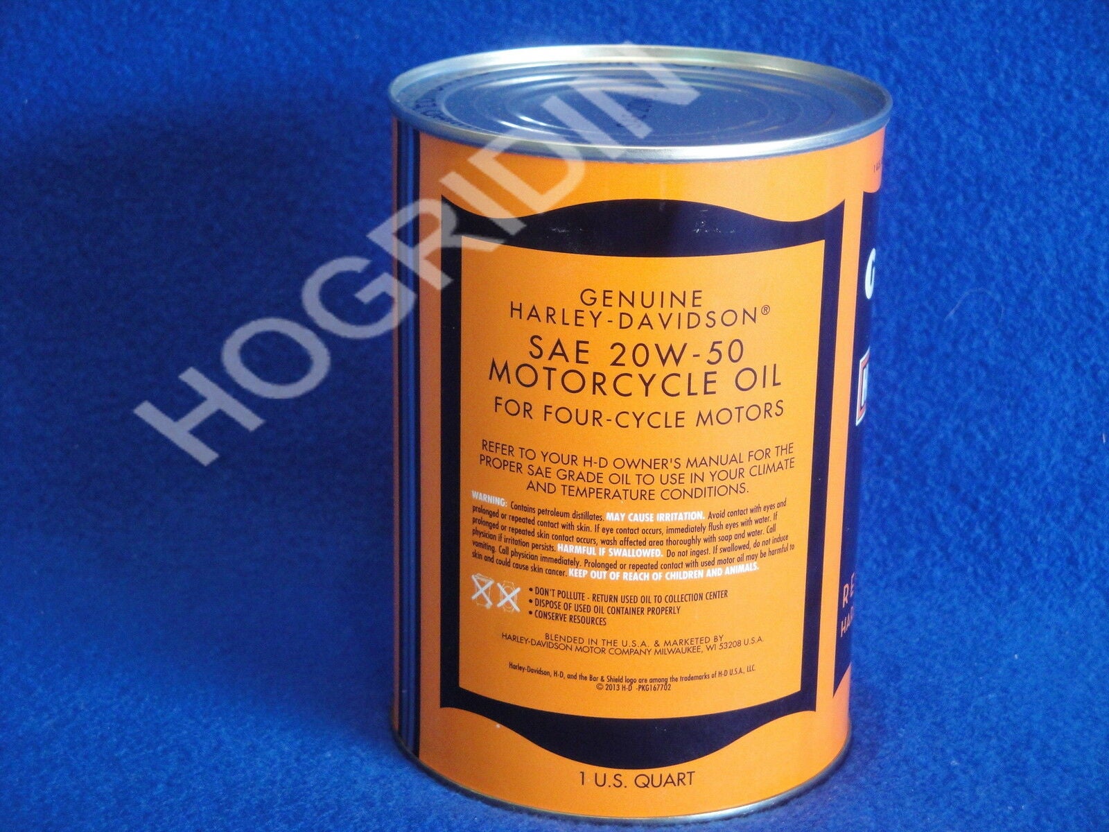 Harley Davidson 20W-50 Limited Collector Edition Series 1 Motor