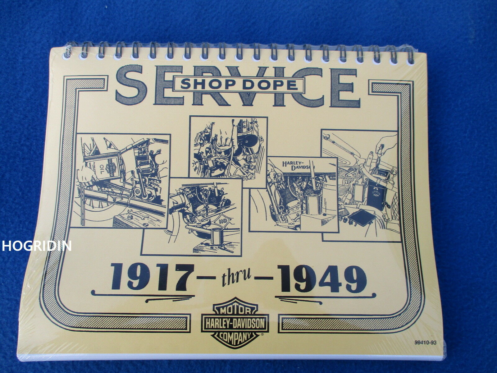Harley-Davidson 1930-1949 整備マニュアル 1917-1949 Harley-Davidson Shop Dope Service Manual Knucklhead JD